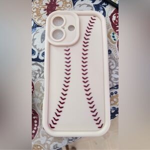 Baseball Stitch iPhone 16 Case